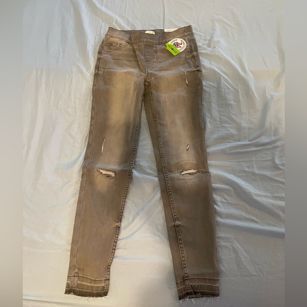 Justice denim / Repreve legging jeans size 14 slims NWT back to school